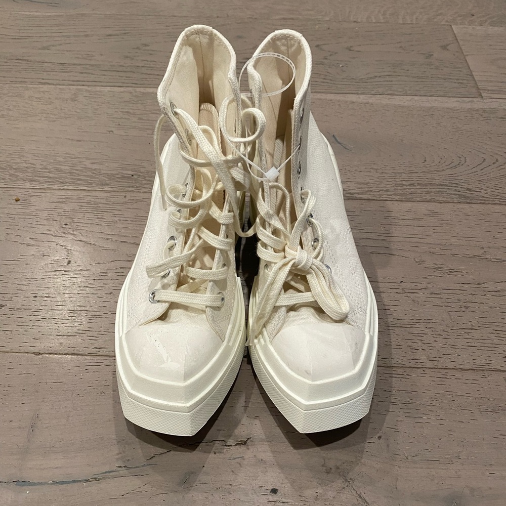 Converse Cream Platform High-Tops